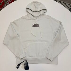 Kith Williams 3 Hoodie KH2404-103 Ice Cotton Fleece Sweatshirt Mens Large